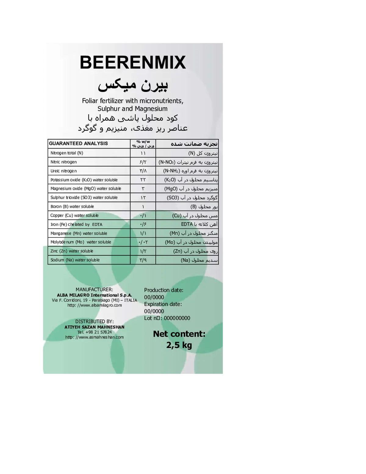 کود جامد بیرنمیکس