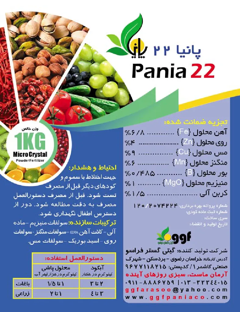 کود جامد پانیا22