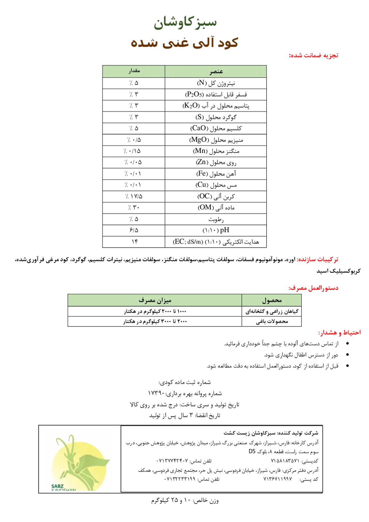 آلی جامد سبزکاوشان