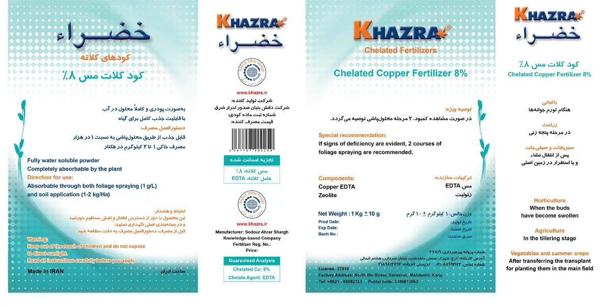 کلات مس 8 درصد خازراخضراء