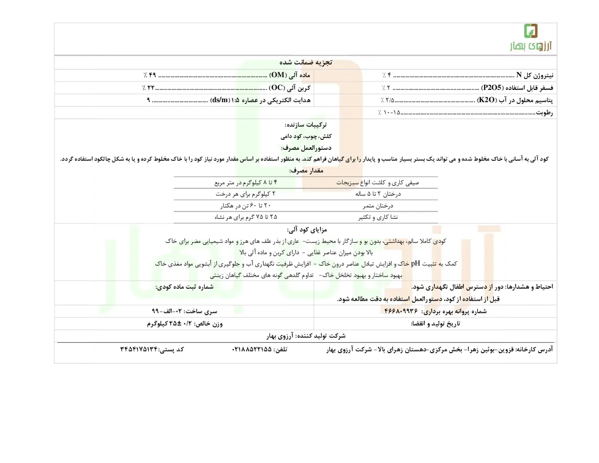 آلی جامد آرزوی بهار