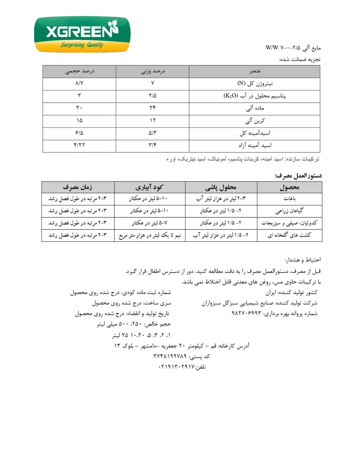 آلی مایع کسگرین