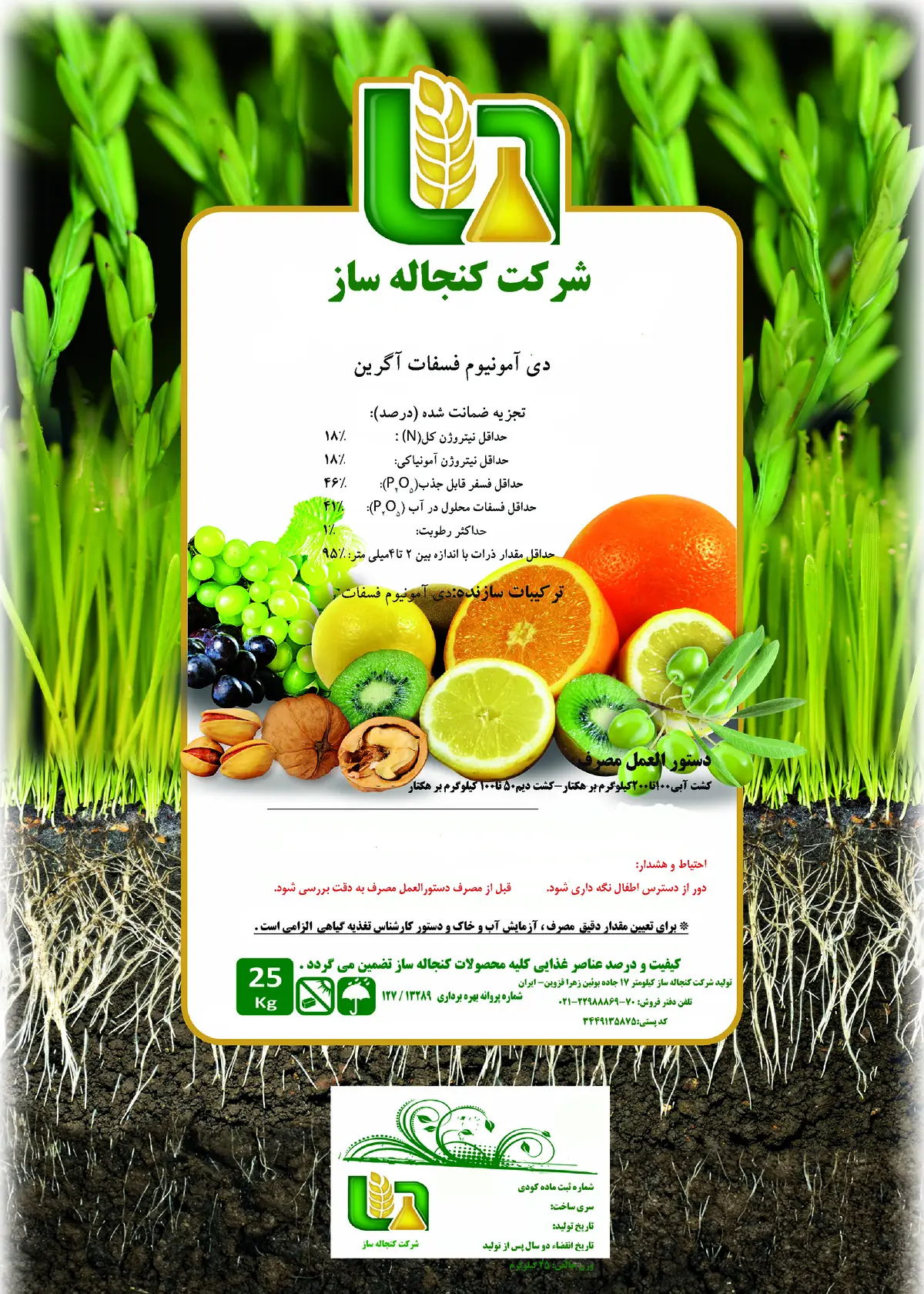 دی آمونیوم فسفات کنجاله ساز